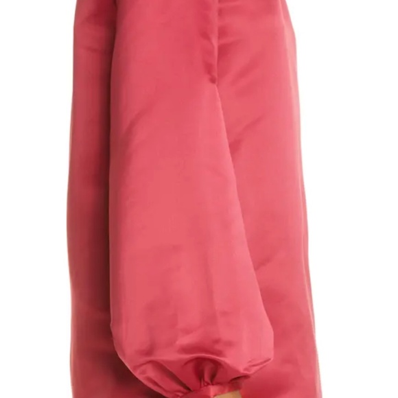 Kimberly Goldson Marsh One Shoulder Satin Dress/Blouse - Picture 14 of 15